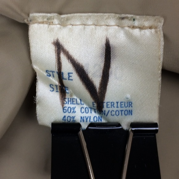 Vtg Woods Goose Camo Jacket Shell w Zip In Down Vest Mens Large Canada Hunting - Picture 15 of 16